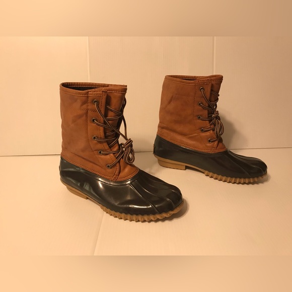 The Original duck boot Arianna winter snow rain mid calf boot women size 7.5 M - Picture 2 of 10